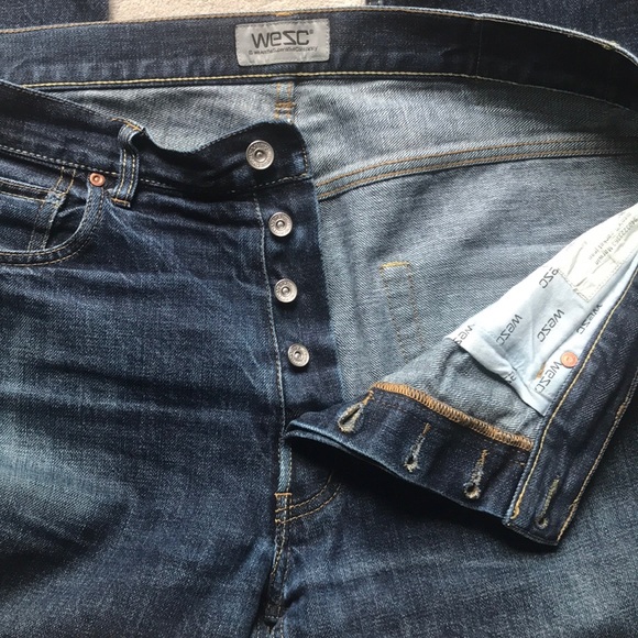 WESC Marwin Jeans Men Size 36 - Picture 3 of 4
